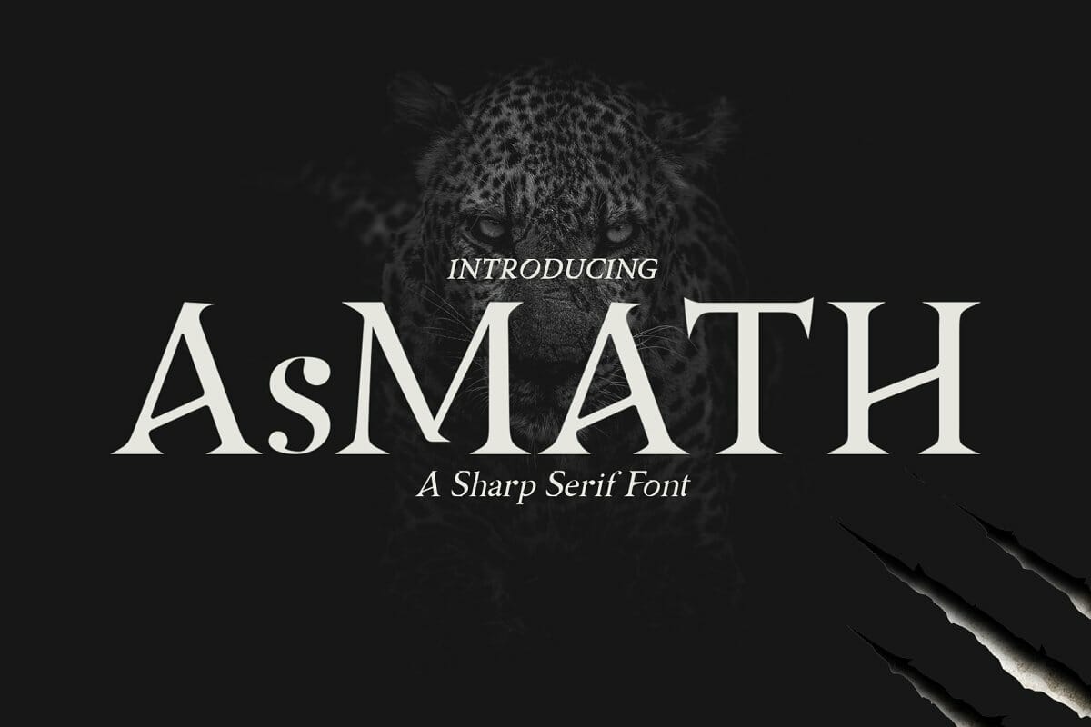 Introducing AsMath A Sharp Serif Font