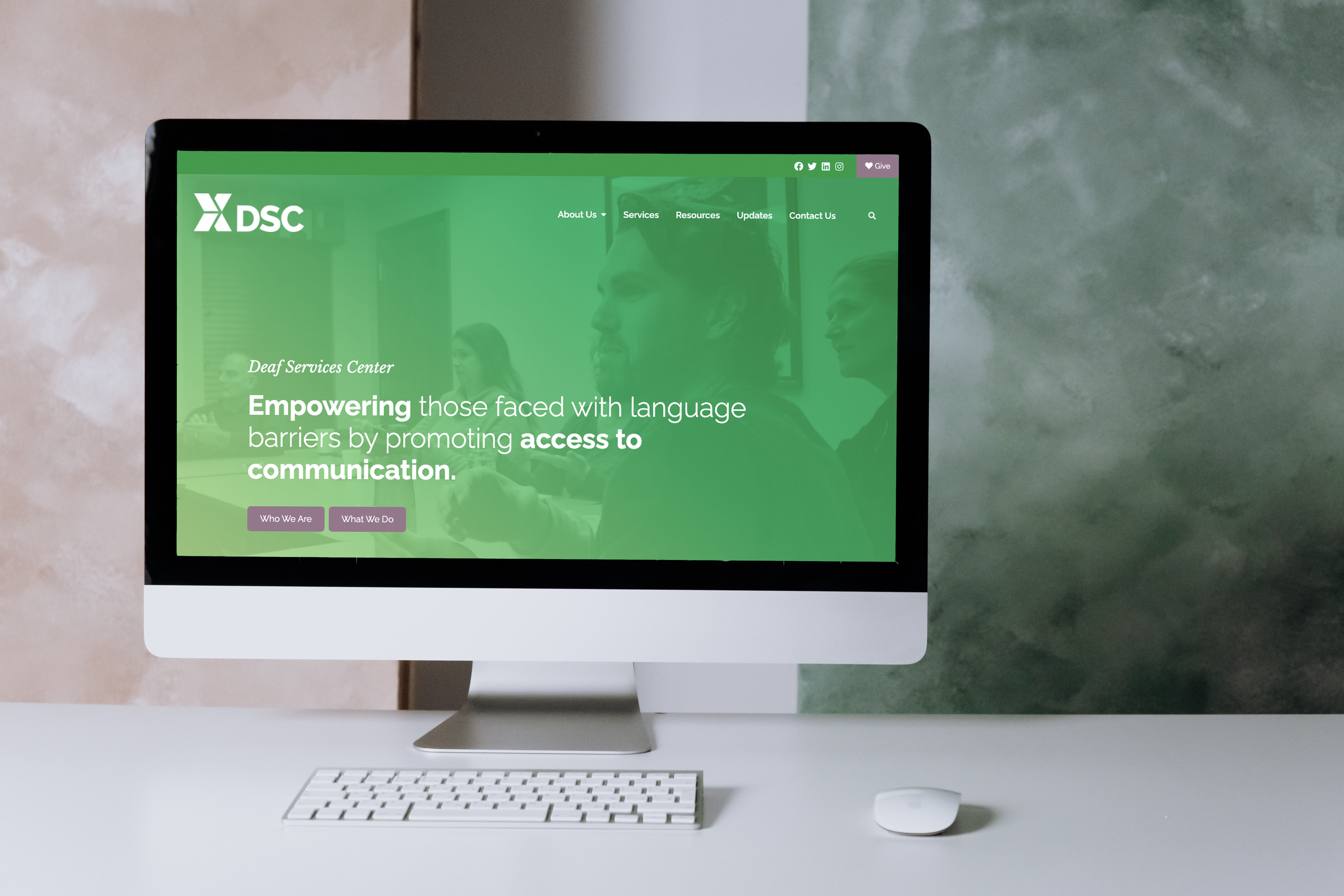 Deaf Services Center Website Redesign