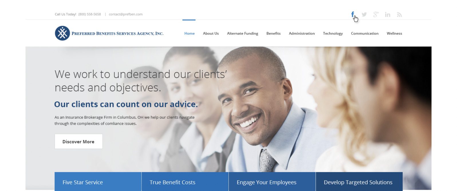 preferred benefits screenshot